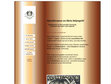 Tablet Screenshot of exlibris-konyv.hu